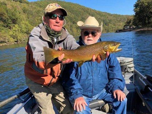 Trout in White River, Arkansas