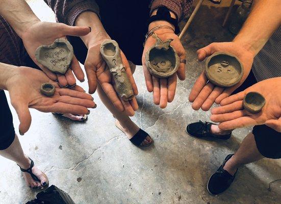 Free form pottery classes