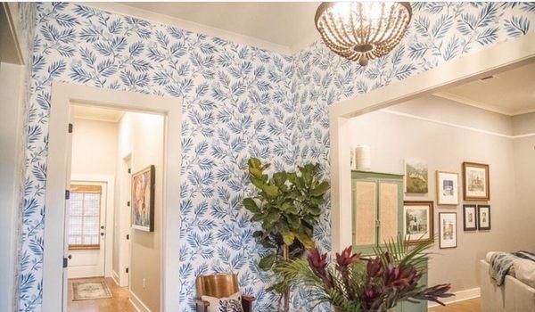 hgtv Home Town wallpaper used by Erin Napier $72 single roll samples mailed to you $12 There are 4 different colors available