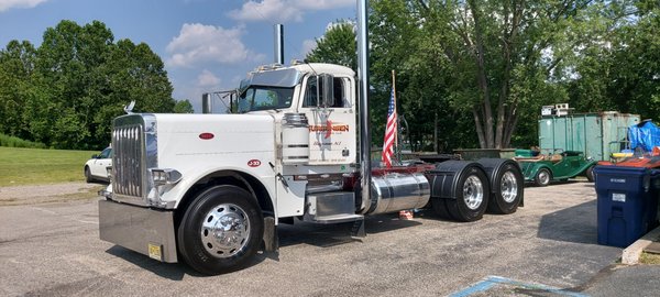 This (Jurgensen Trucking) Peterbuilt truck was  at the car show at the Pompton Lakes, NJ Elks grounds 8/6/2023. (Photo By Michael A. Keough)