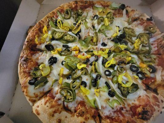 Vegetarian pizza