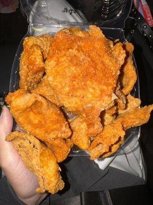 Fried chicken skin $10