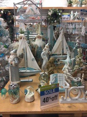 Beachy Christmas Decorations