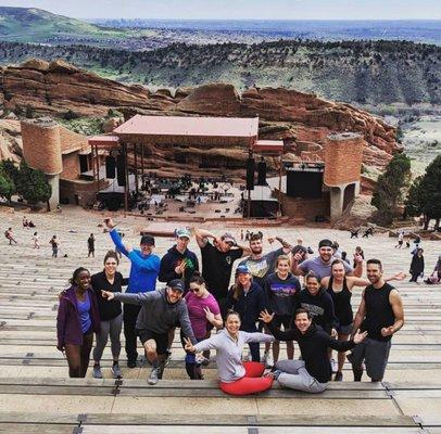 Red Rocks Workout. Fitness Outside!