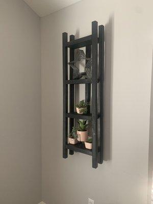 Wall mounted ladder