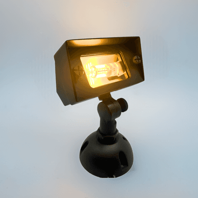 Top Notch Landscape Flood Light 2700k Brass LED Fixture