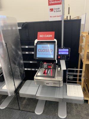 This is the new self-check out machine at the CVS in Somoma