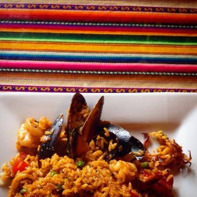 Arroz con Mariscos (Peruvian Paella)