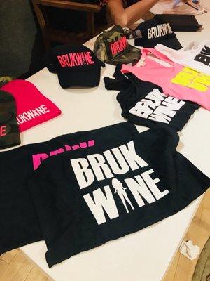 Brukwine merch $25 purchase before class