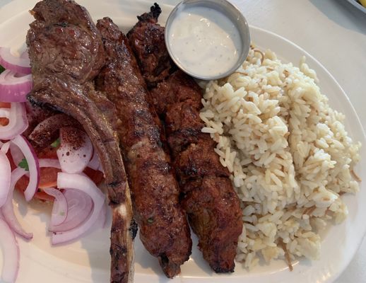 Mixed Grilled Combination Platter Dinner