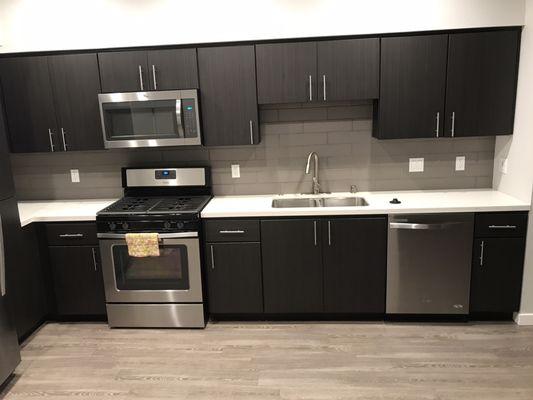 Kitchen after clean move - out