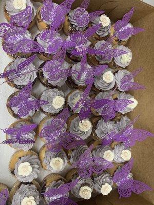 Butterflies cupcakes