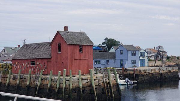 "Motif #1" across from the end of T-Wharf. One of the most painted buildings in the U.S. Or so they say.