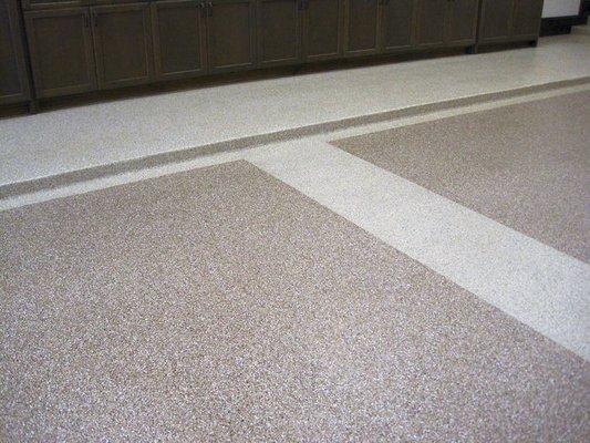 Dual Tone Garage Floor