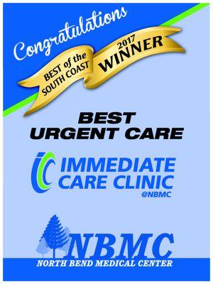 Best Urgent Care 4 years in a row!!