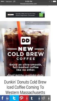 Cold brew coffee should be in all stores. Yum!