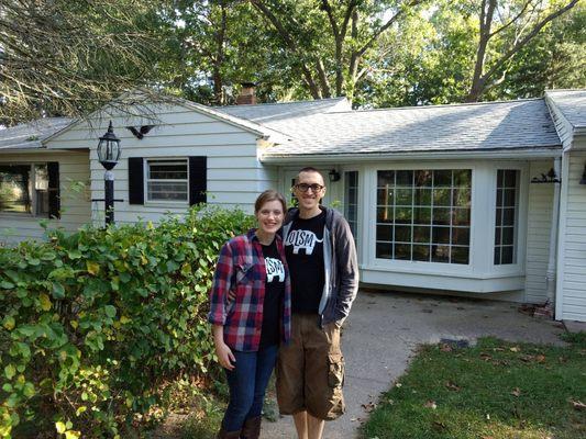 Joel and Misti bought their first home in White Lake.