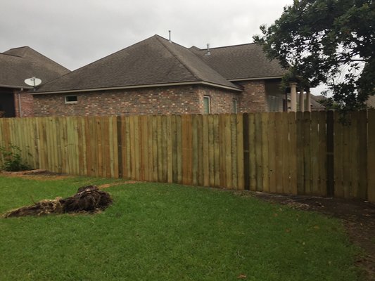 6' fence install