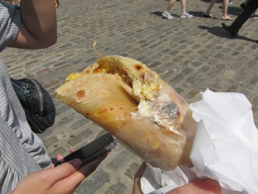 Desi Truck: chicken anda kati roll, yum