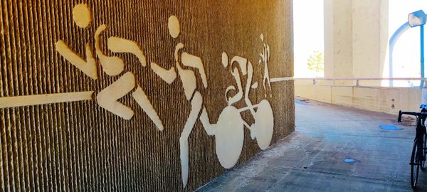 Along E470 bike trail