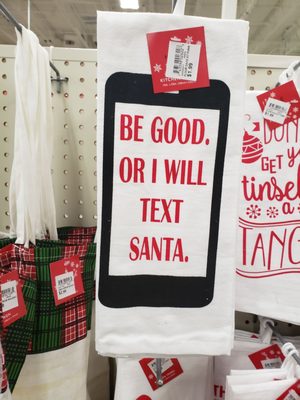 Modern Santa humor