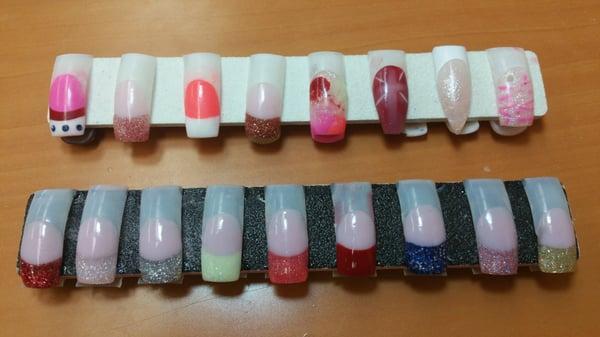 Pink and white fullset by henry.