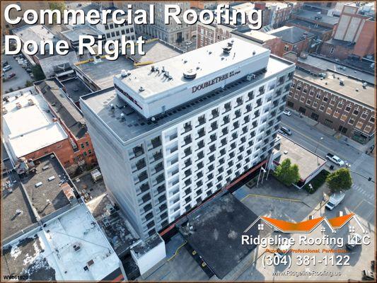 Commercial flat roofing excellence with Ridgeline Roofing