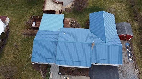 Residential metal  roof