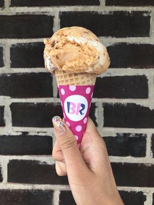 Pumpkin Cheesecake ice cream for the Fall.