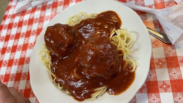 Meatballs & Spaghetti Dinner