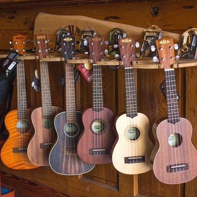 We carry a selection of Kala Brand ukuleles, and offer beginner group lessons each 2nd and 4th Friday for just $15!