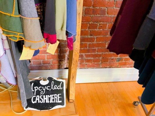 Up cycled cashmere