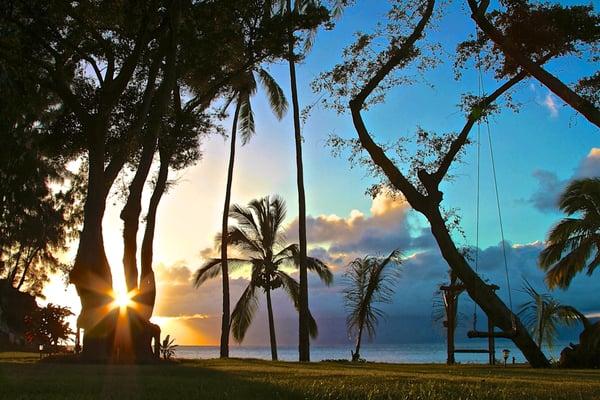 Sunset at Kaimana Estate's