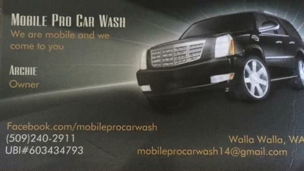 Mobile Pro Car Wash