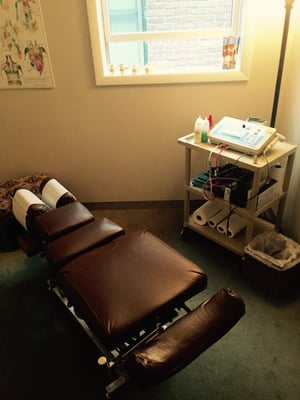 One of our relaxing treatment rooms