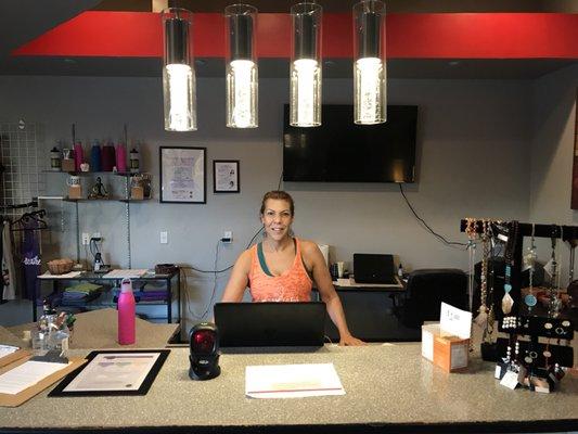 Maria, owner and instructor at Bikram Yoga Orlando.