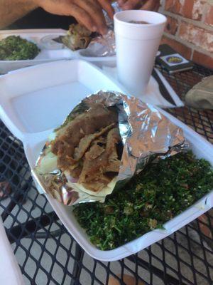 Gyro and tabouli