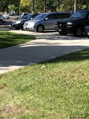 Concrete Walkway from parking