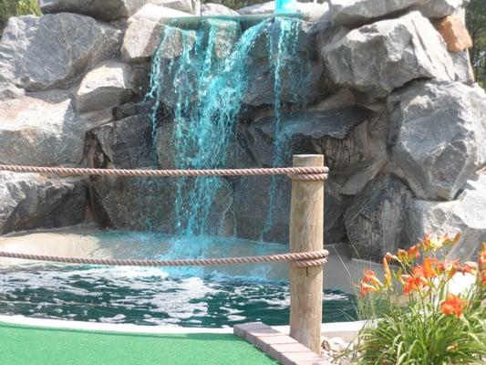 Cool off next to the waterfall!