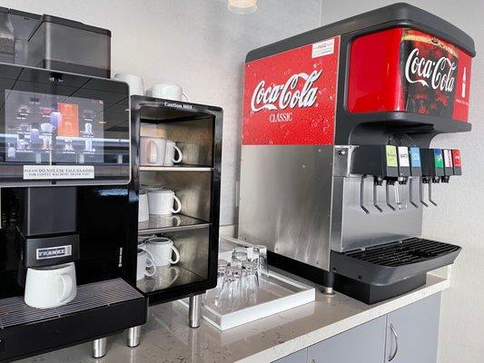 Coffee & soda machine