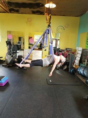 Yoga Trapeze... Just Hanging Around.