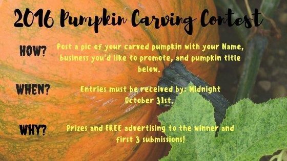 FREE advertising opportunity for your small business. Enter today! #ootbpumpkincontest