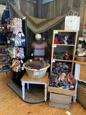 Great selection of yarn