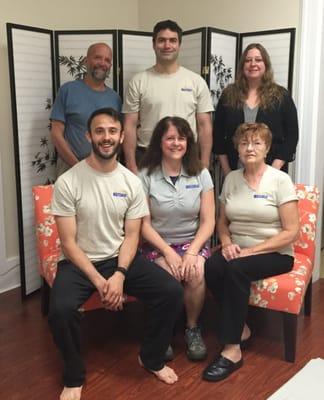 Left to Right, Top Row: Bob Sykes, Todd Fiorentino, Marcy Derouin; Bottom Row: Karden Rabin, Jen Barry, Sandra Harvey