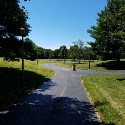 wide walking path back to amphitheater