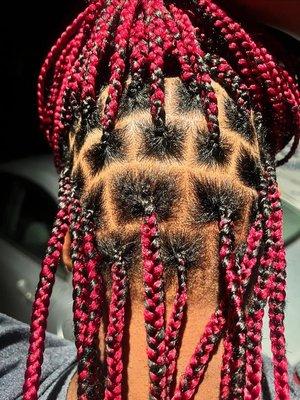 the part for the braids are wayyyyyy to big and I want the braids to be medium, and they were small.