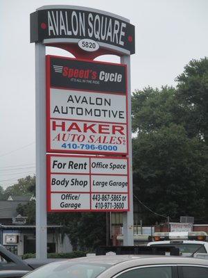 Haker Auto Sales in Avalon Square on Route 1, Washington Boulevard in Elkridge.