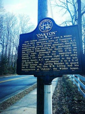 Oakton Historic Marker