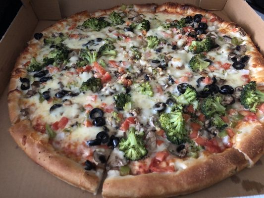 Vegetarian pizza