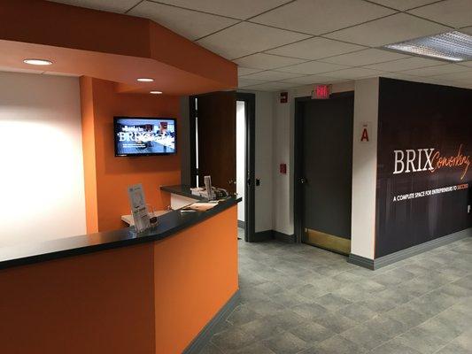 Our 6th floor reception area when you step off the elevators